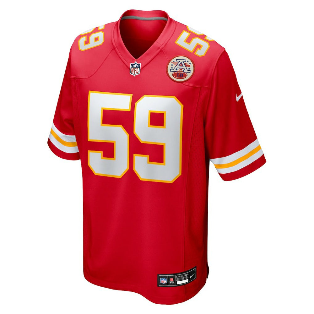 Cooper McDonald  Team Game Jersey - Kansas City Chiefs
