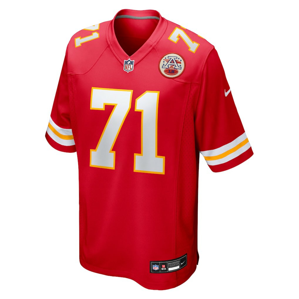 Josh Simmons  Team Game Jersey - Kansas City Chiefs