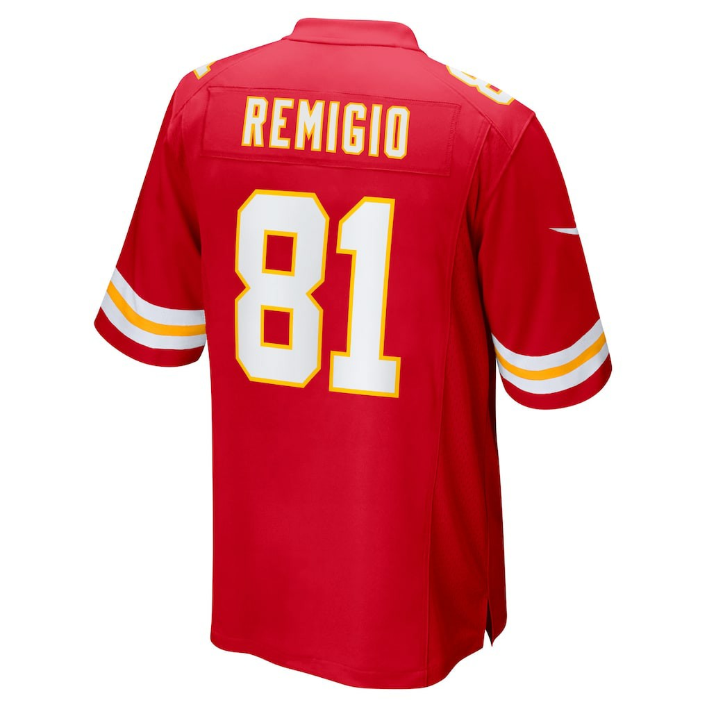 Nikko Remigio  Team Game Jersey - Kansas City Chiefs