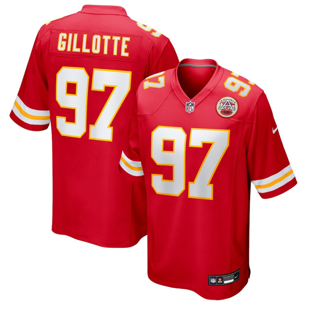 Ashton Gillotte  Team Game Jersey - Kansas City Chiefs