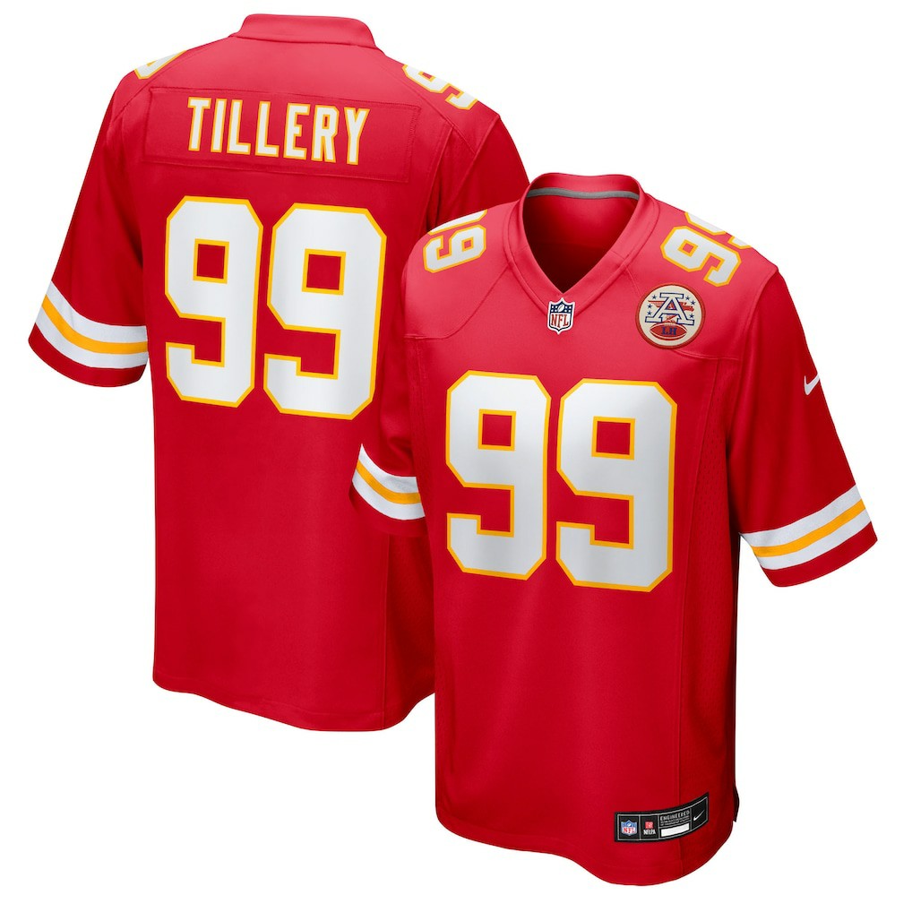 Jerry Tillery  Team Game Jersey - Kansas City Chiefs