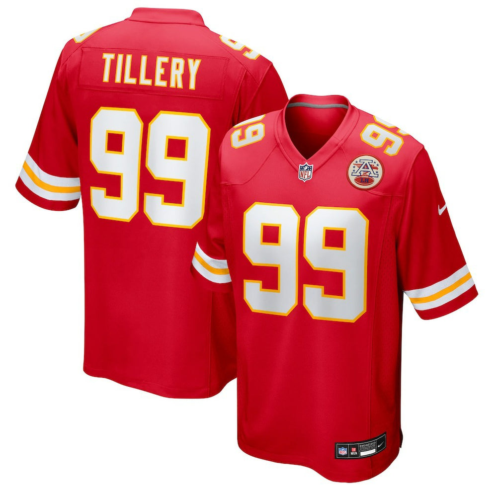 Jerry Tillery  Team Game Jersey - Kansas City Chiefs