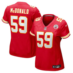 Cooper McDonald  Women's Team Game Jersey - Kansas City Chiefs