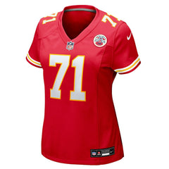 Josh Simmons  Women's Team Game Jersey - Kansas City Chiefs