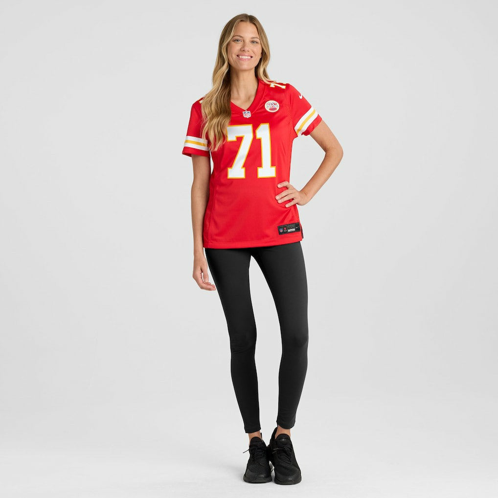 Josh Simmons  Women's Team Game Jersey - Kansas City Chiefs