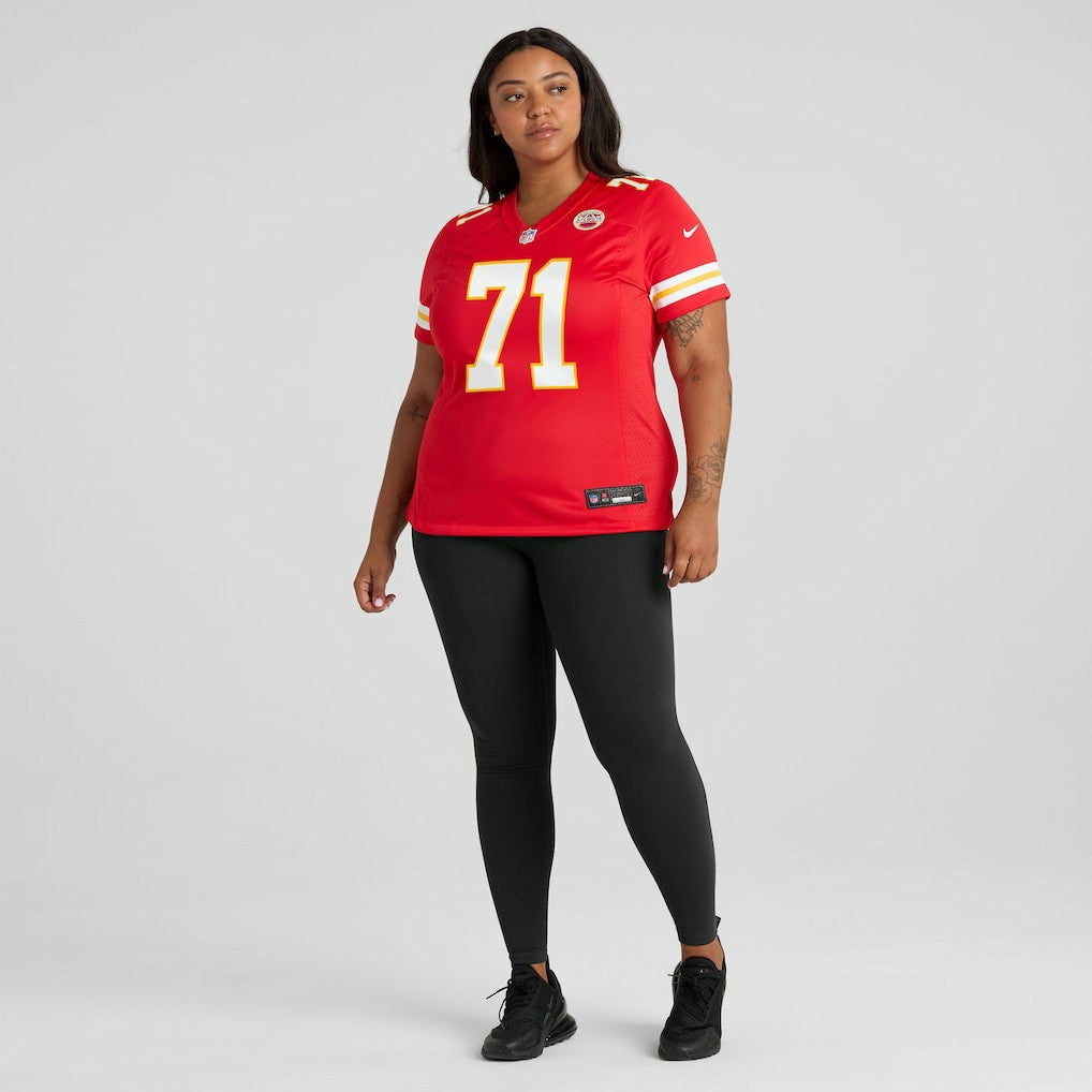 Josh Simmons  Women's Team Game Jersey - Kansas City Chiefs