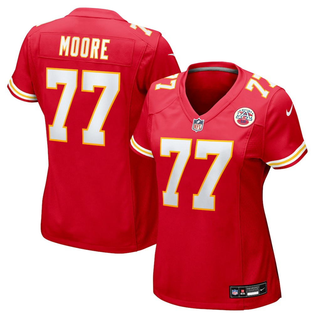 Jaylon Moore  Women's Team Game Jersey - Kansas City Chiefs