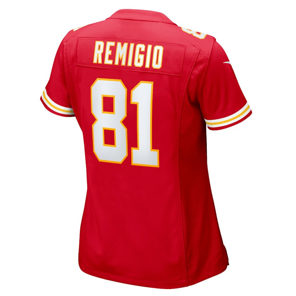 Nikko Remigio  Women's Team Game Jersey - Kansas City Chiefs