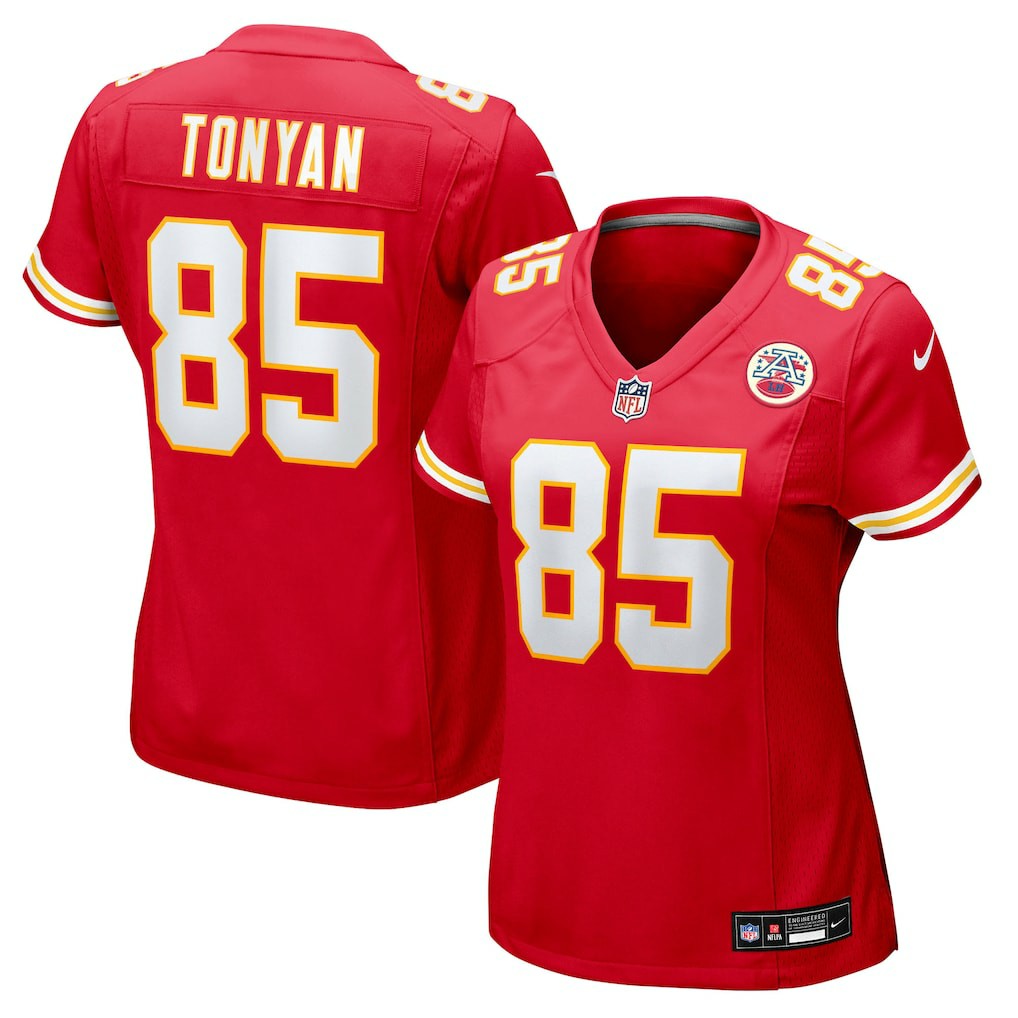 Robert Tonyan  Women's Team Game Jersey - Kansas City Chiefs