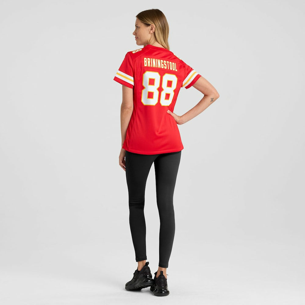 Jake Briningstool  Women's Team Game Jersey - Kansas City Chiefs
