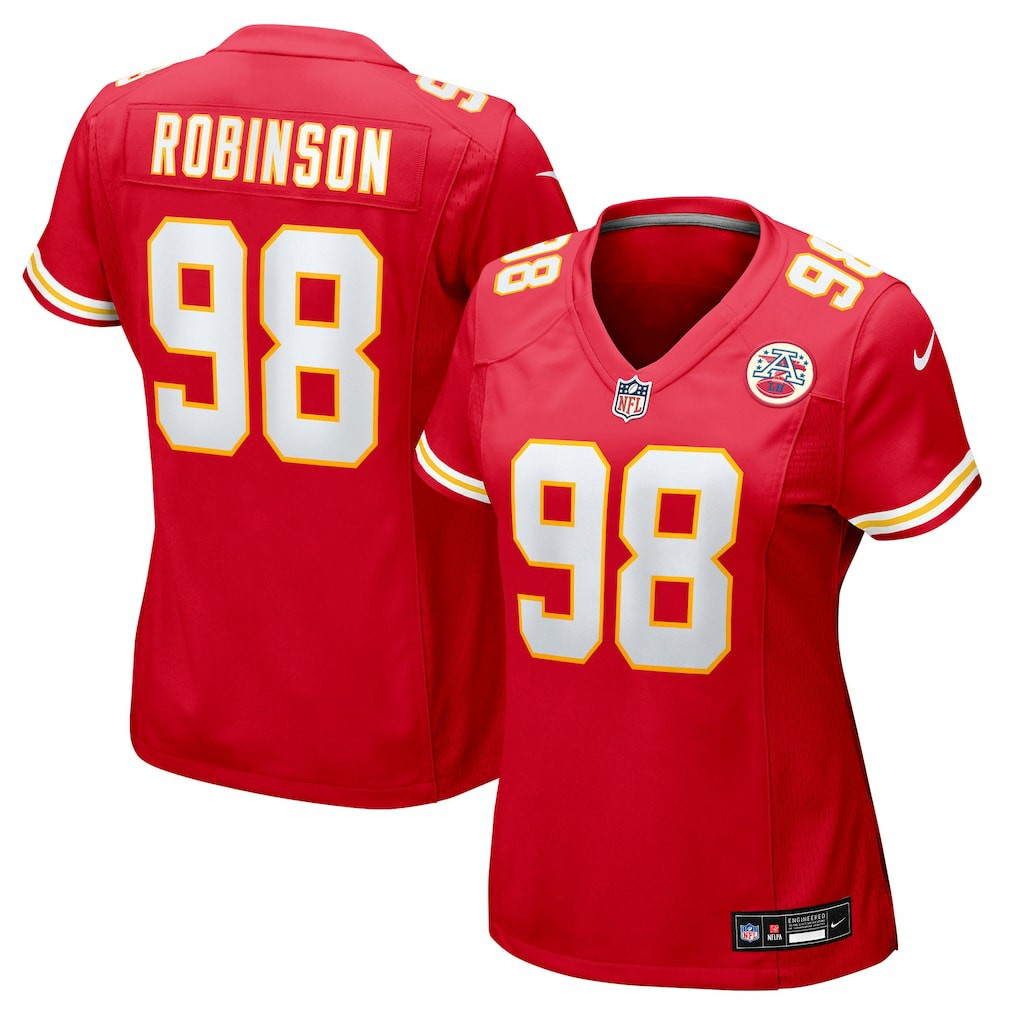 Janarius Robinson  Women's Team Game Jersey - Kansas City Chiefs