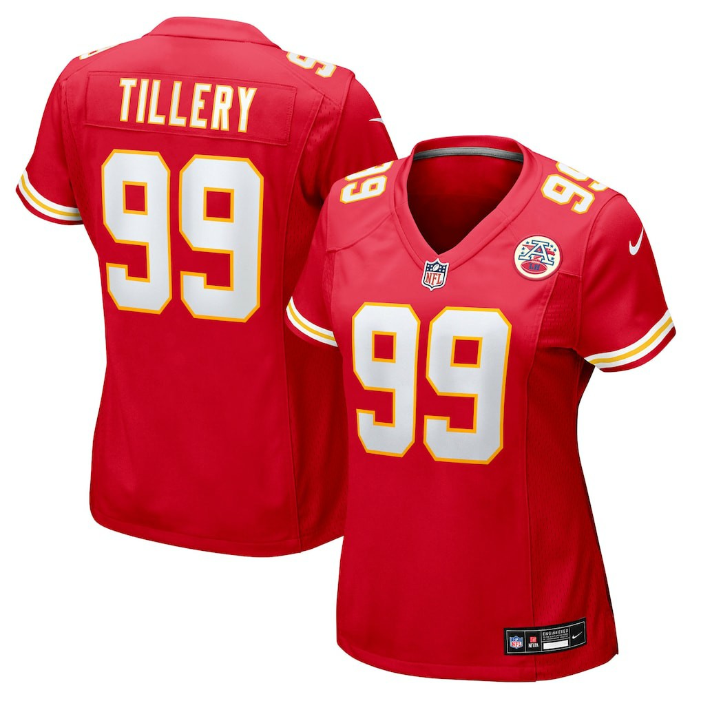 Jerry Tillery  Women's Team Game Jersey - Kansas City Chiefs