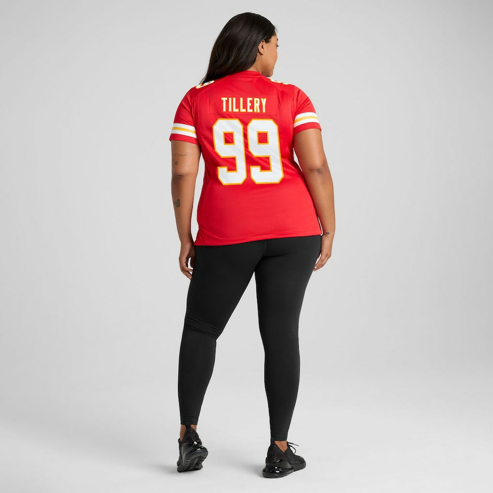 Jerry Tillery  Women's Team Game Jersey - Kansas City Chiefs