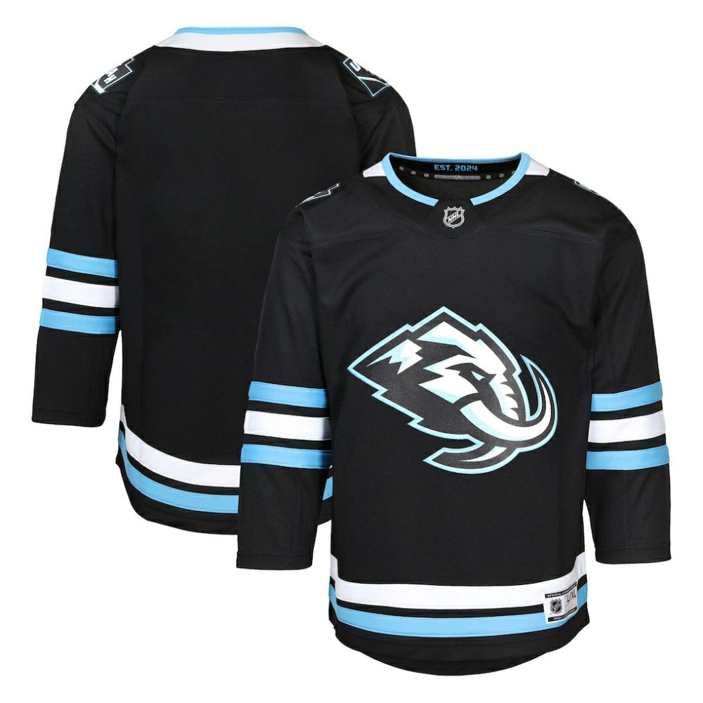 NHL Black Utah Mammoth Youth Home Premier Jersey