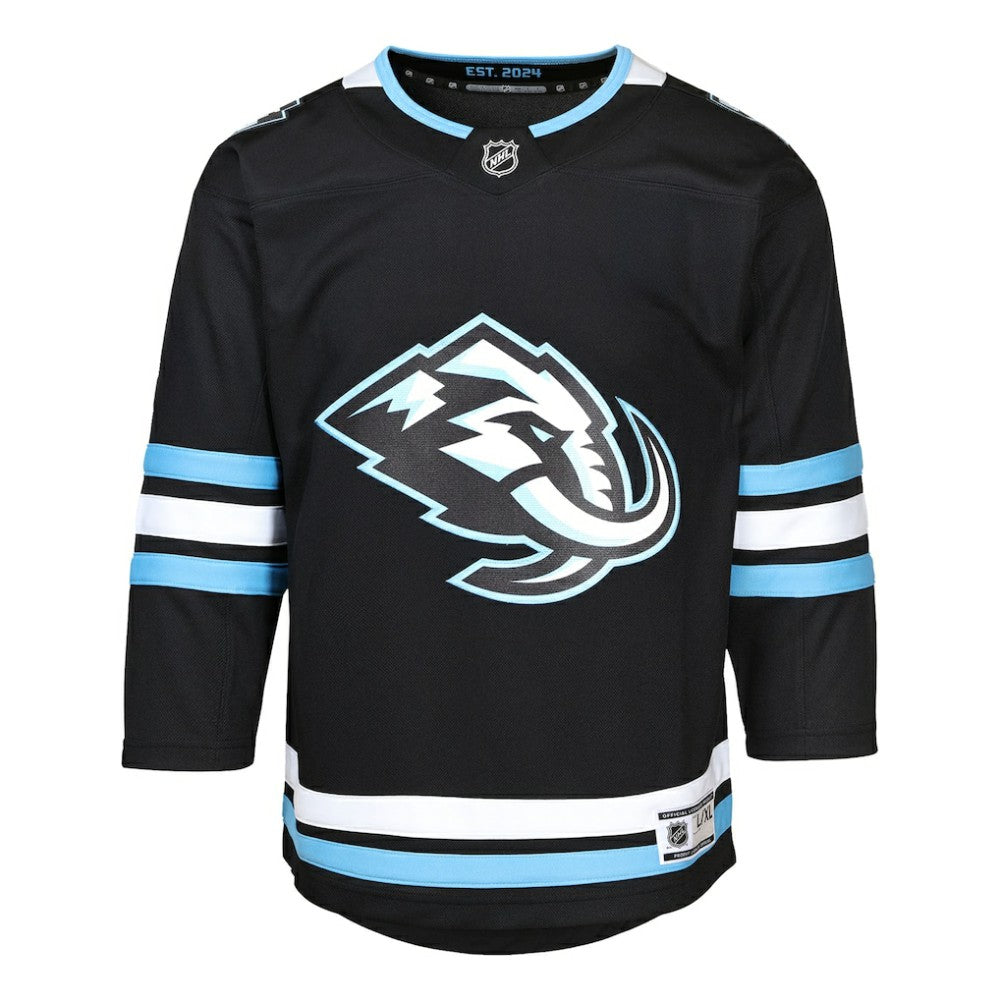 NHL Black Utah Mammoth Youth Home Premier Jersey