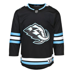 NHL Black Utah Mammoth Youth Home Premier Jersey