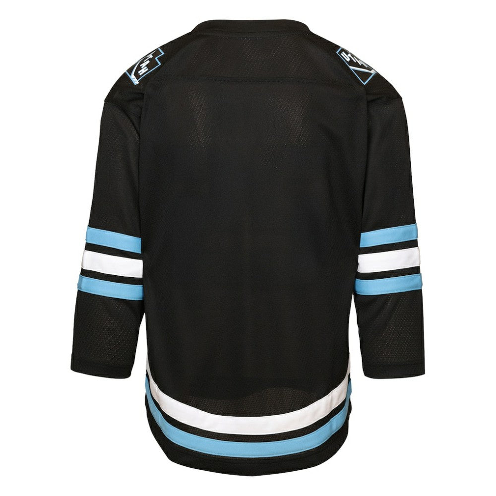 NHL Black Utah Mammoth Youth Home Replica Jersey