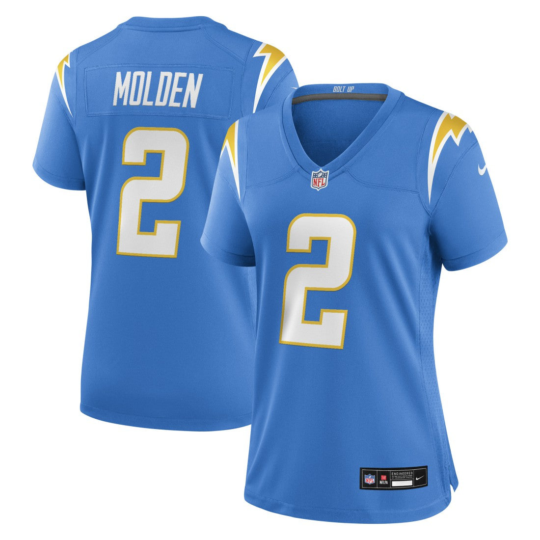 Elijah Molden  Women's Team Game Jersey - Los Angeles Chargers