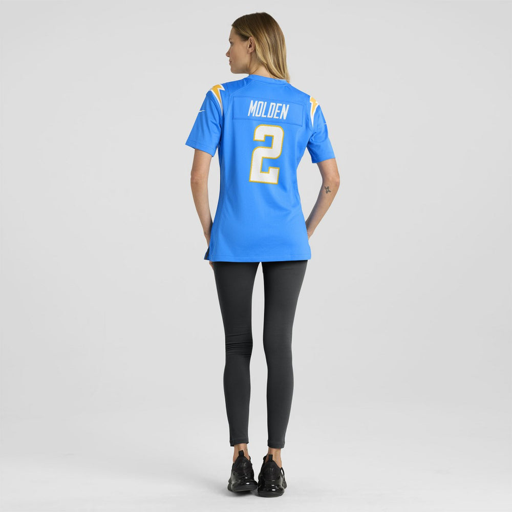 Elijah Molden  Women's Team Game Jersey - Los Angeles Chargers