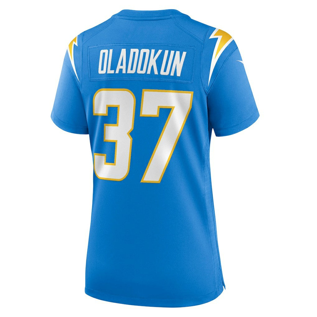 Jordan Oladokun  Women's Team Game Jersey - Los Angeles Chargers
