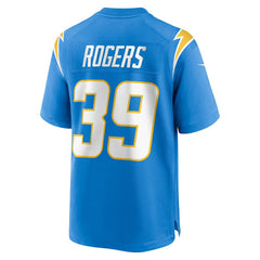 Eric Rogers  Team Game Jersey - Los Angeles Chargers