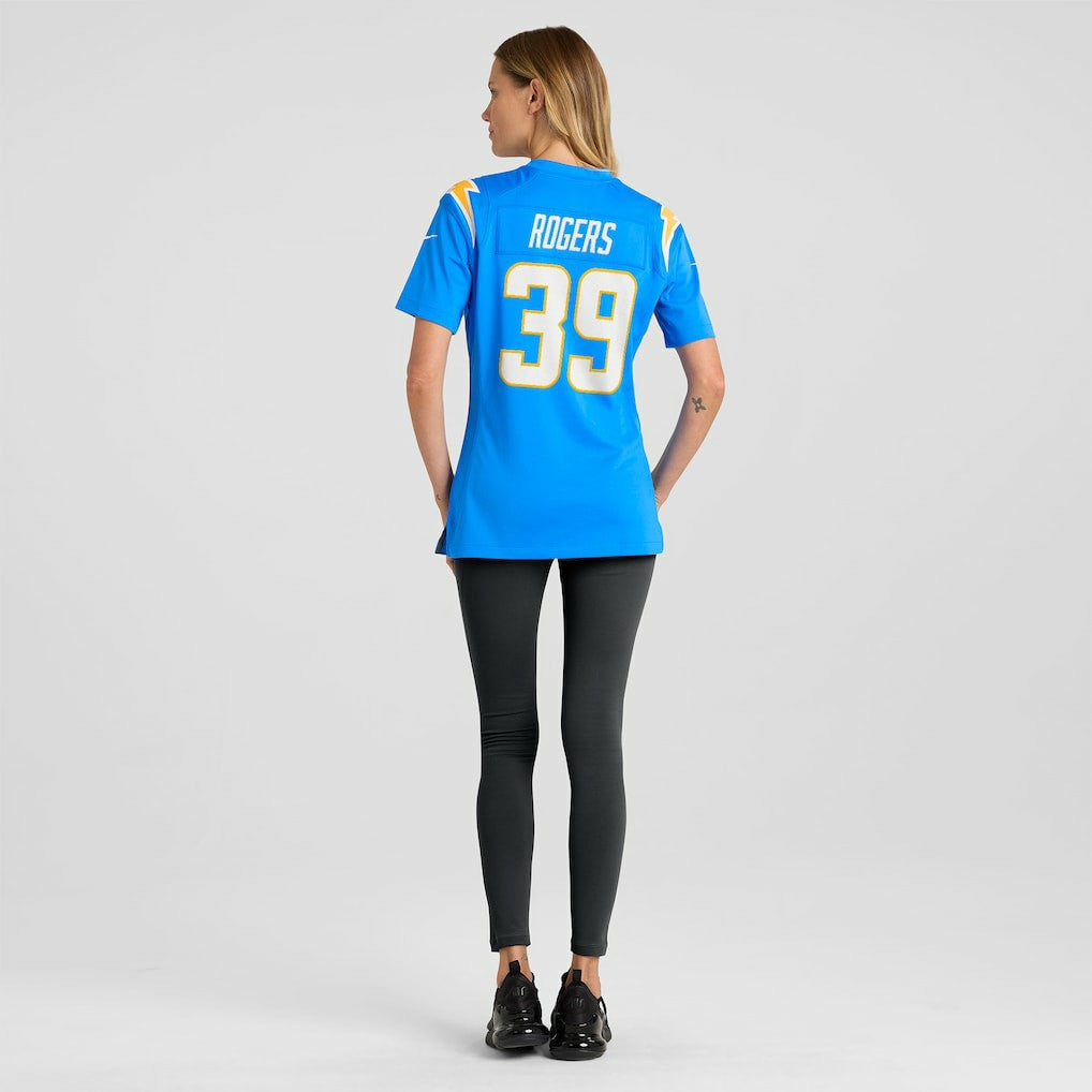 Eric Rogers  Women's Team Game Jersey - Los Angeles Chargers