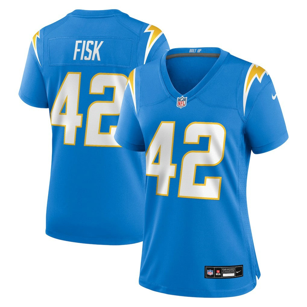 Tucker Fisk  Women's Team Game Jersey - Los Angeles Chargers