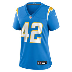 Tucker Fisk  Women's Team Game Jersey - Los Angeles Chargers