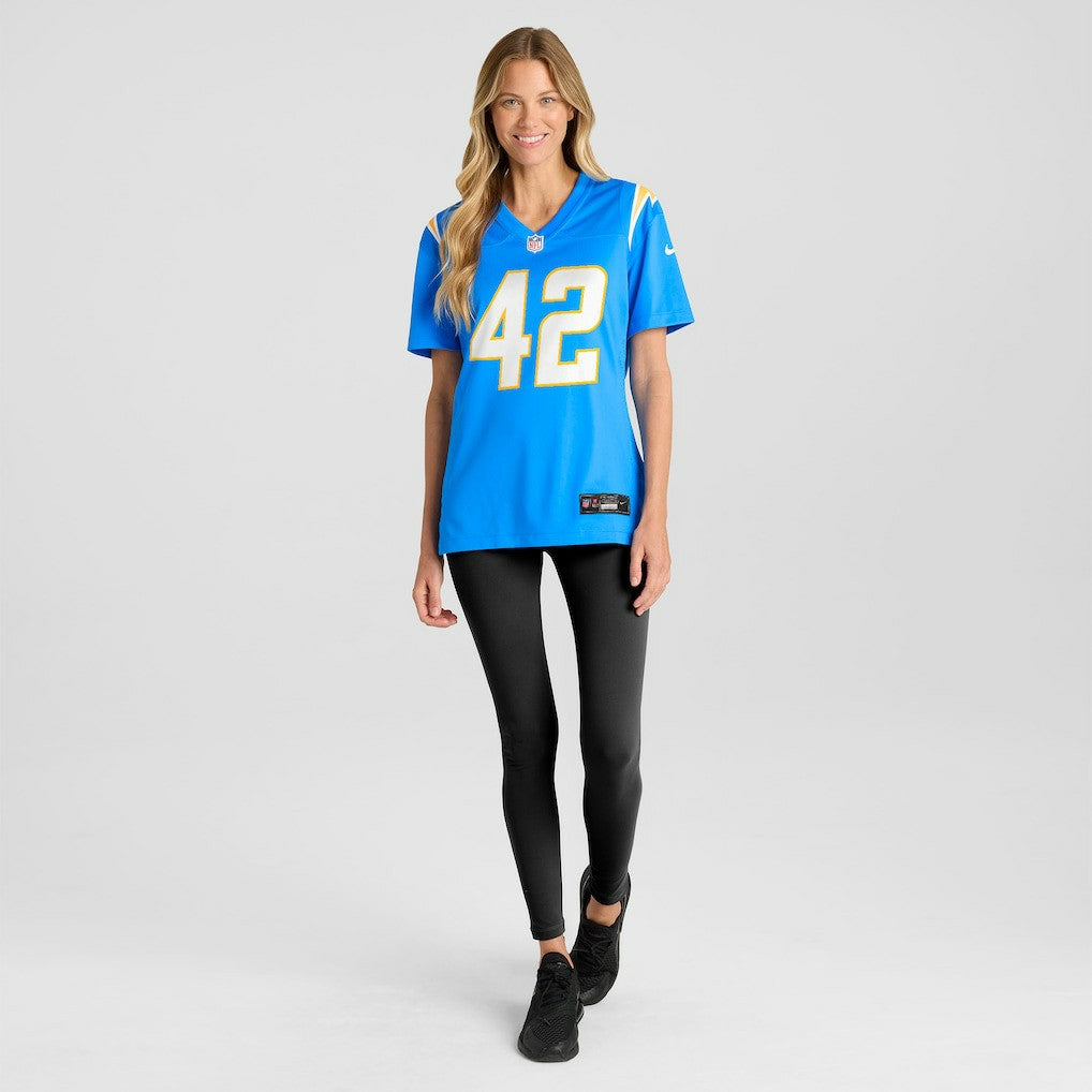 Tucker Fisk  Women's Team Game Jersey - Los Angeles Chargers