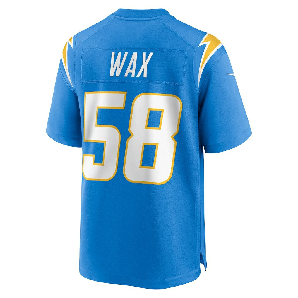Marlowe Wax  Team Game Jersey - Los Angeles Chargers