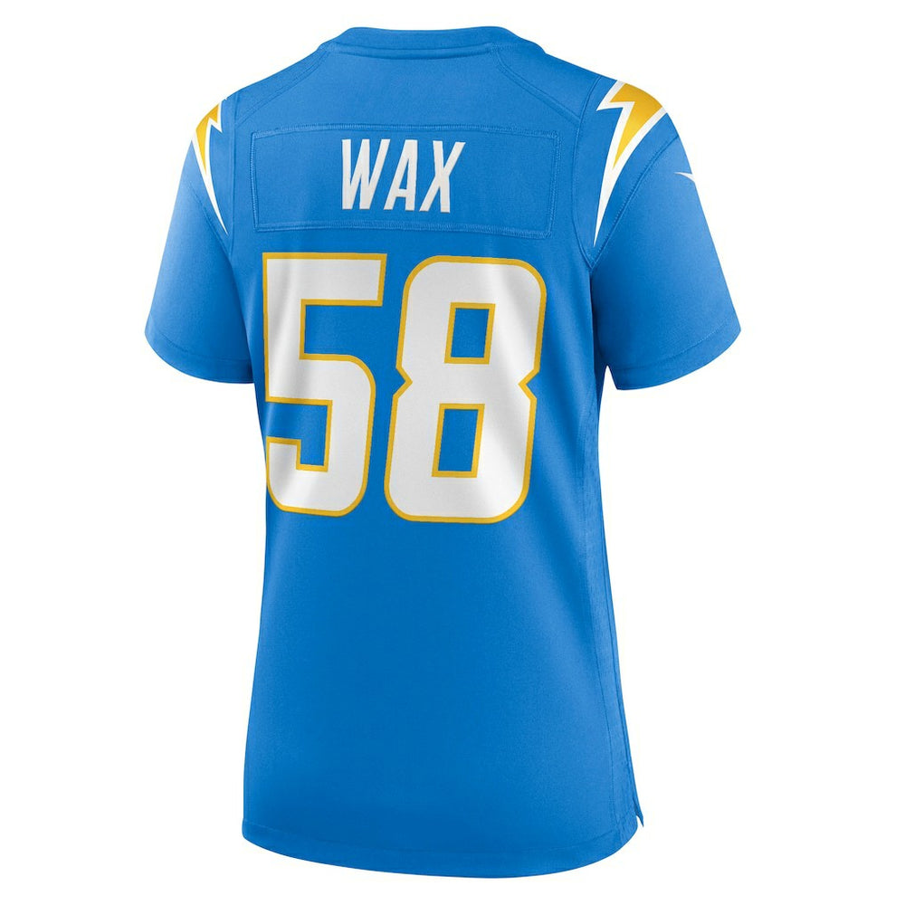 Marlowe Wax  Women's Team Game Jersey - Los Angeles Chargers