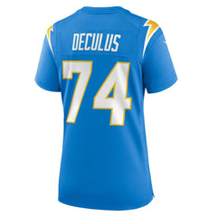 Austin Deculus  Women's Team Game Jersey - Los Angeles Chargers