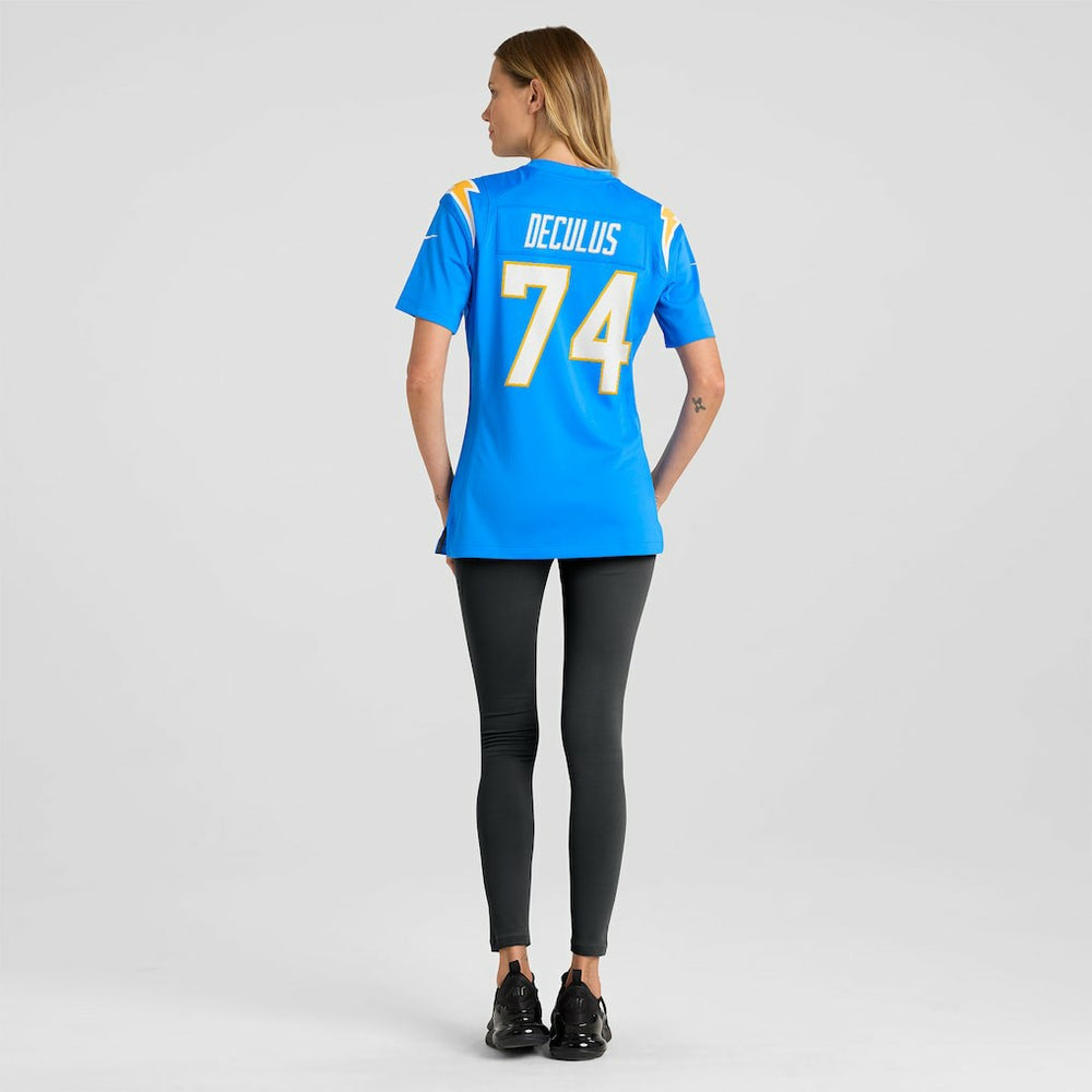 Austin Deculus  Women's Team Game Jersey - Los Angeles Chargers