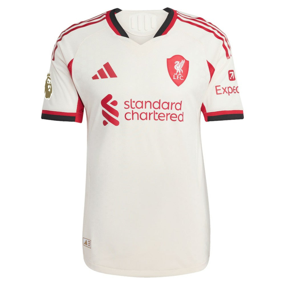 Alexander Isak Liverpool 2025/26 Away Player Jersey - Adidas White