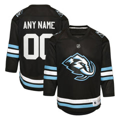 NHL Black Utah Mammoth Youth Home Replica Custom Jersey