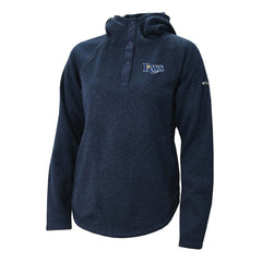 MLB Tampa Bay Rays Columbia Women's Half-Snap Pullover Hoodie