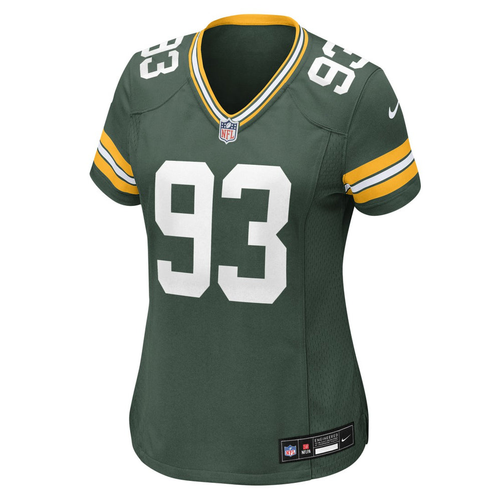 Nazir Stackhouse  Women's Team Game Jersey - Green Bay Packers