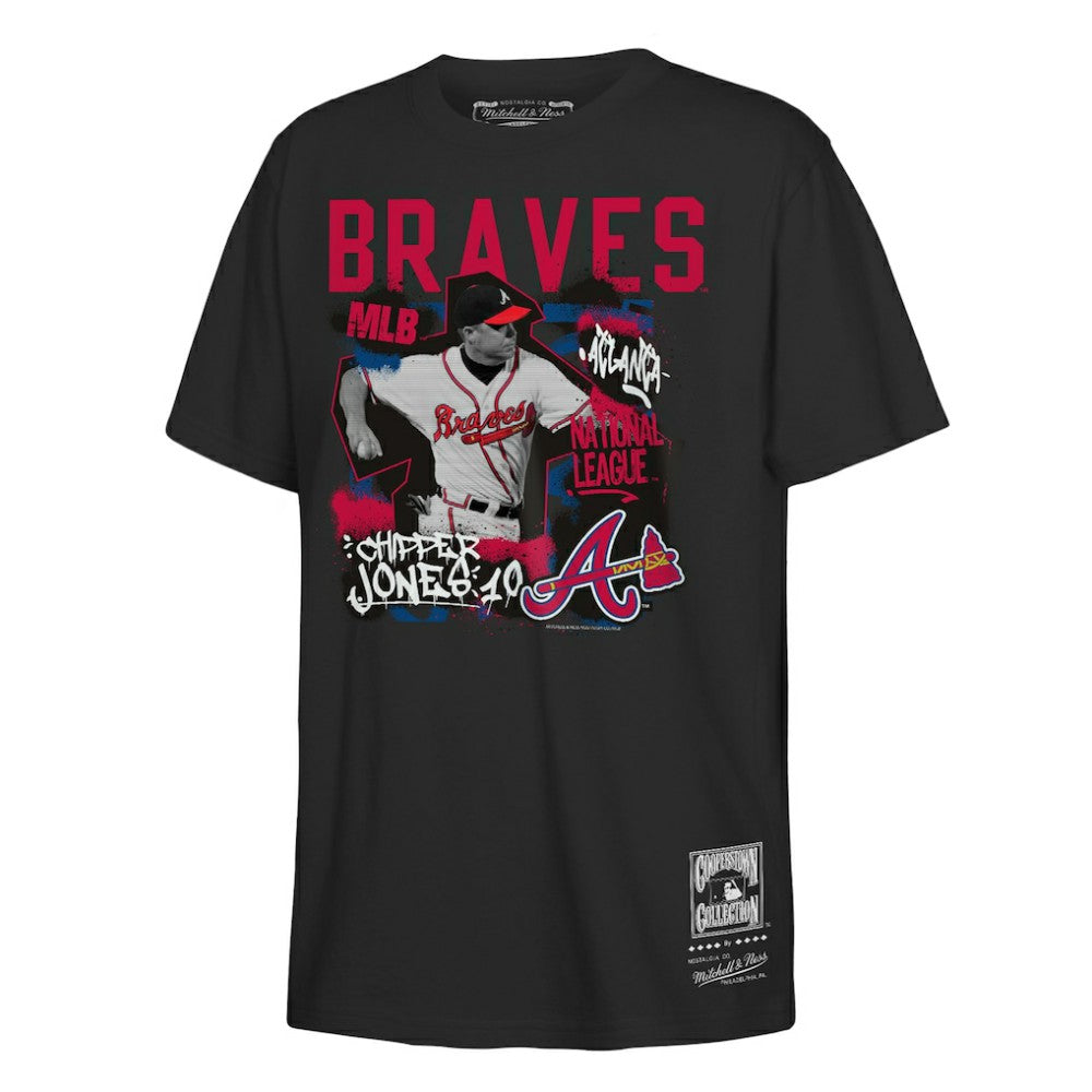 MLB Chipper Jones Atlanta Braves Mitchell & Ness Youth Cooperstown Star Moment T-Shirt