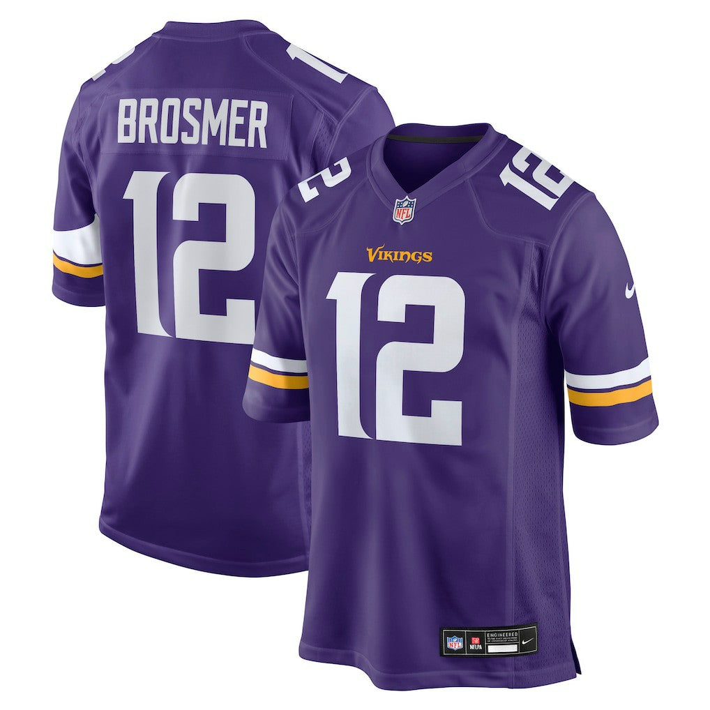 Max Brosmer  Team Game Jersey - Minnesota Vikings