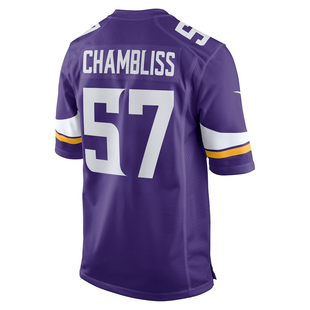 Chaz Chambliss  Team Game Jersey - Minnesota Vikings