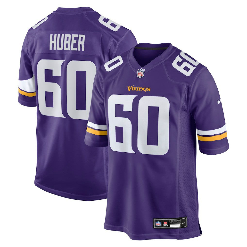 Joe Huber  Team Game Jersey - Minnesota Vikings