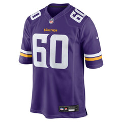Joe Huber  Team Game Jersey - Minnesota Vikings