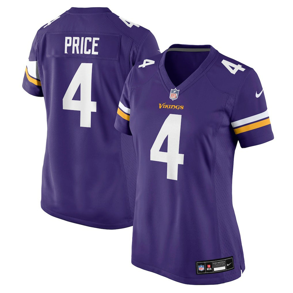 Myles Price  Women's Team Game Jersey - Minnesota Vikings