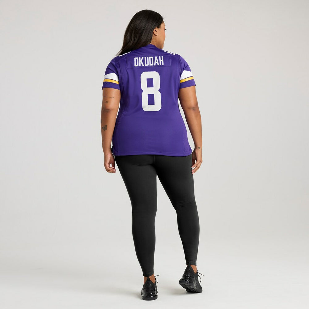 Jeff Okudah  Women's Team Game Jersey - Minnesota Vikings
