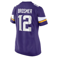 Max Brosmer  Women's Team Game Jersey - Minnesota Vikings