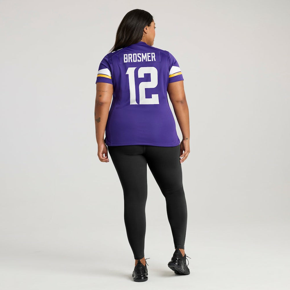 Max Brosmer  Women's Team Game Jersey - Minnesota Vikings