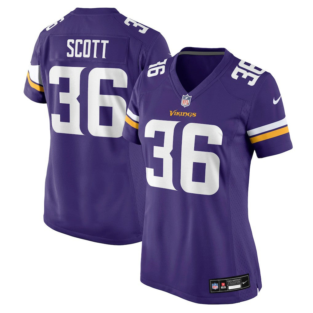 Zavier Scott  Women's Team Game Jersey - Minnesota Vikings