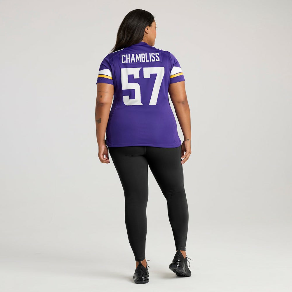 Chaz Chambliss  Women's Team Game Jersey - Minnesota Vikings