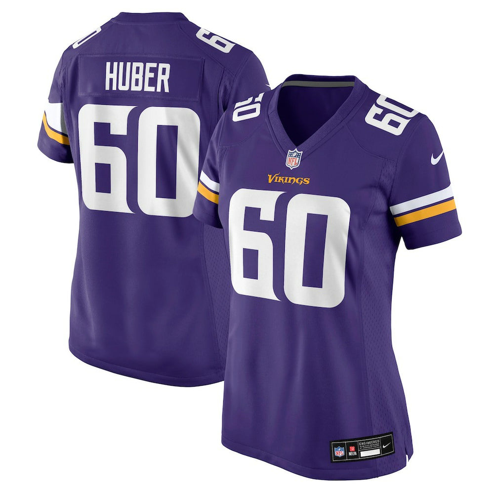 Joe Huber  Women's Team Game Jersey - Minnesota Vikings