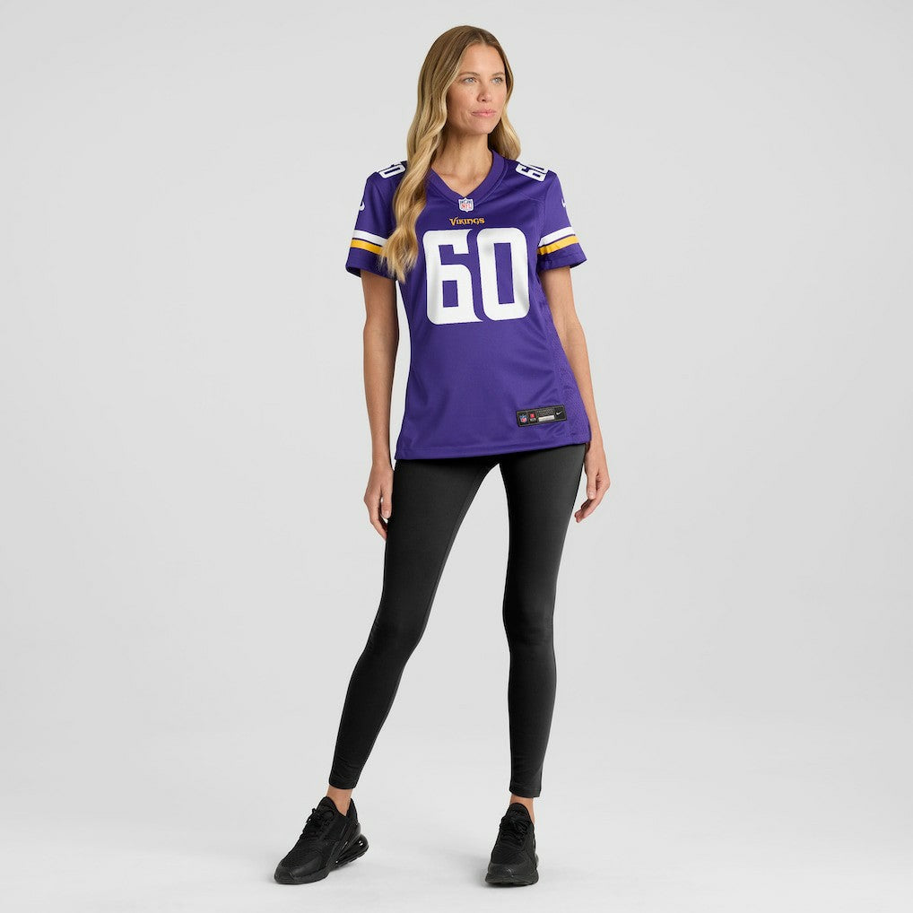 Joe Huber  Women's Team Game Jersey - Minnesota Vikings